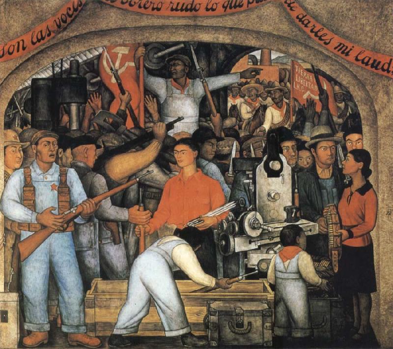 Diego Rivera Song oil painting image